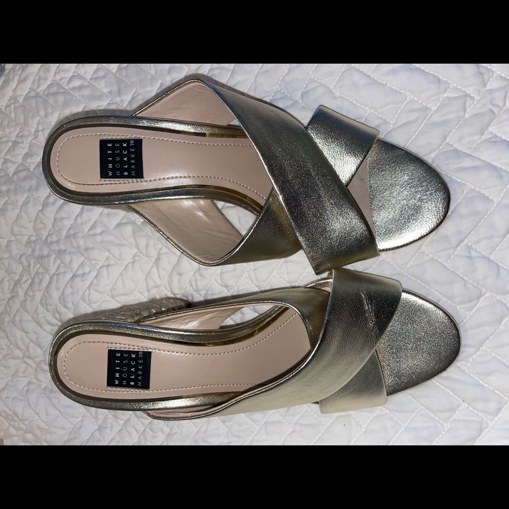 White House Black Market Gold Mules